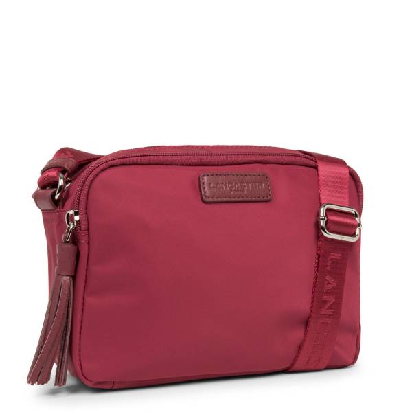 Sac bandoulière ligne basic pompon de lancaster. réf : 514-43