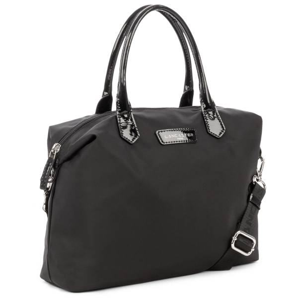 Sac à main bandoulière ligne basic vernis  de lancaster. réf : 514-66
