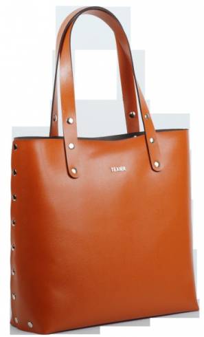 sac shopping ligne studs bags de texier. réf 26105