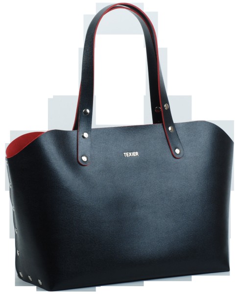 sac shopping ligne studs bags de texier. réf 26106