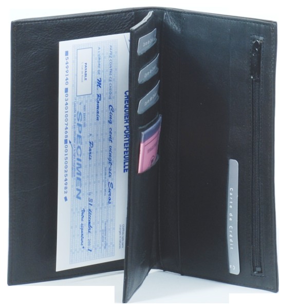 Porte-chéquier ligne théo de texier réf: 6649