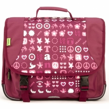 Cartable à dos 38cm ligne fun girl de Tann s